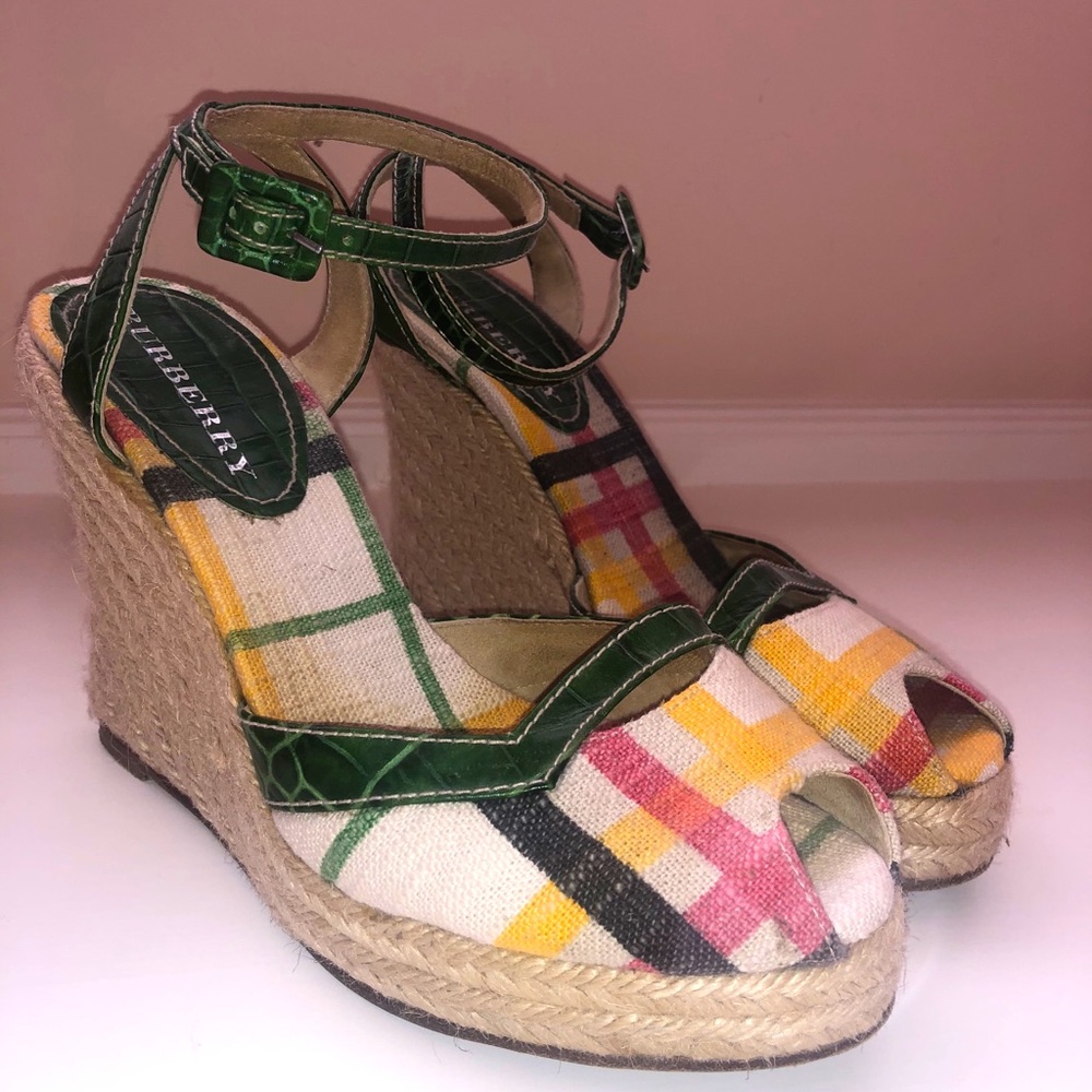 BURBERRY Multi-color Wedges